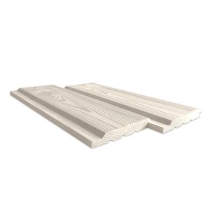 Планкен скошенный окрашенный лиственница АВ для фасада — KrashenayaDoska